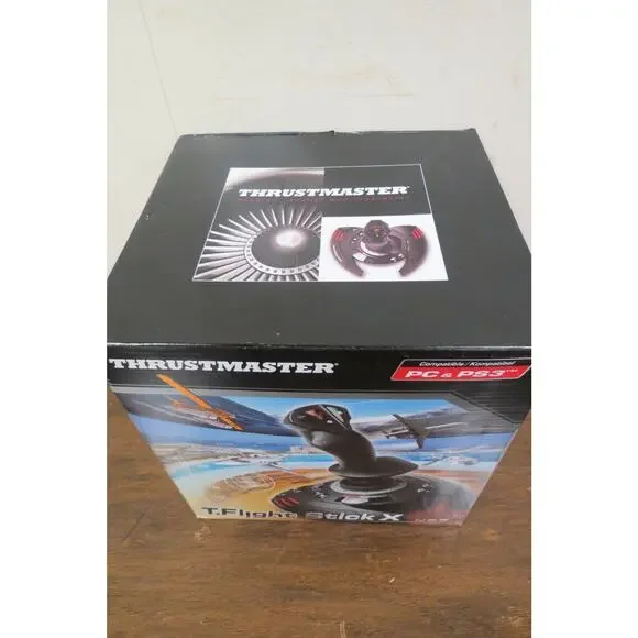 Thrustmaster Joystick T.Flight Stick X Flight Simulators PC & PS3 W/ 2 PS3 Games - Picture 14 of 16